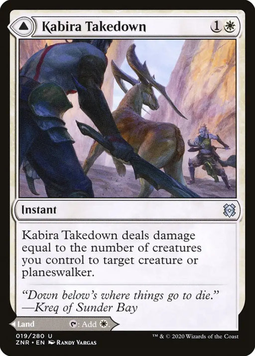 Kabira Takedown // Kabira Plateau [Zendikar Rising] - MTG Single