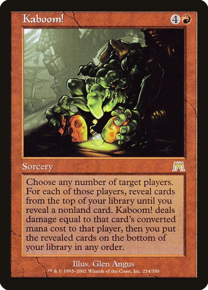 Kaboom! [Onslaught] - MTG Single