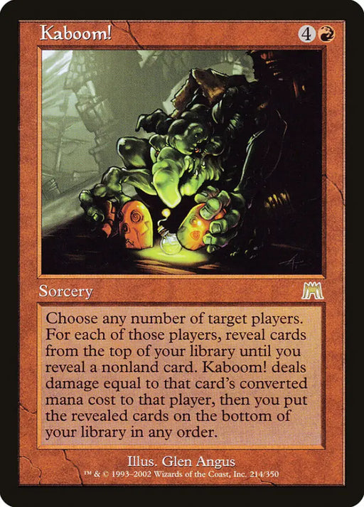 Kaboom! [Onslaught] - MTG Single