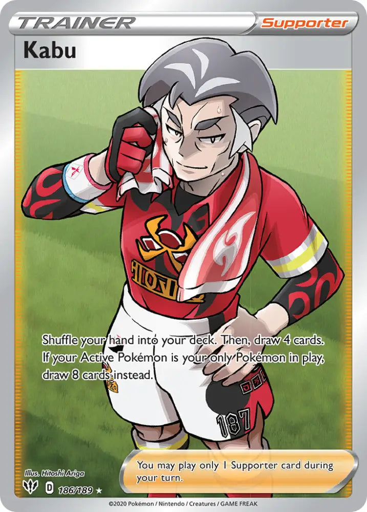 Kabu (186/189) [Sword & Shield: Darkness Ablaze] - Pokemon Single