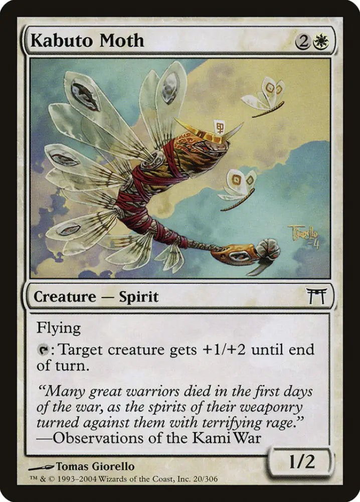 Kabuto Moth [Champions of Kamigawa] - MTG Single