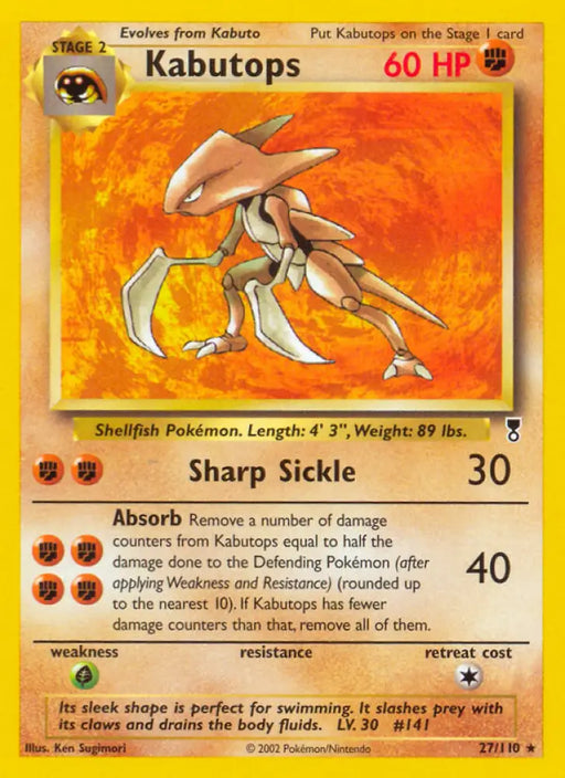Kabutops (27/110) [Legendary Collection] - Pokemon Single