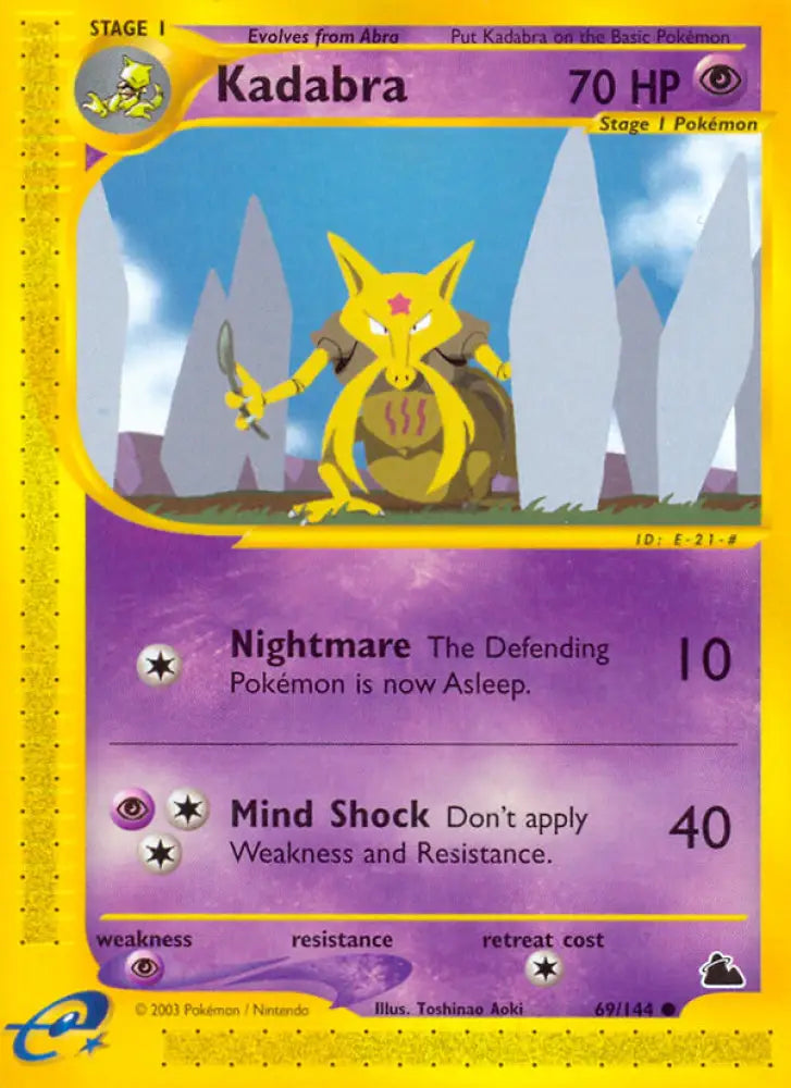 Kadabra (69/144) [Skyridge] - Pokemon Single