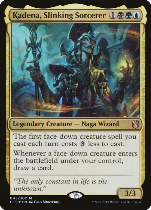 Kadena Slinking Sorcerer [Commander 2019] - MTG Single