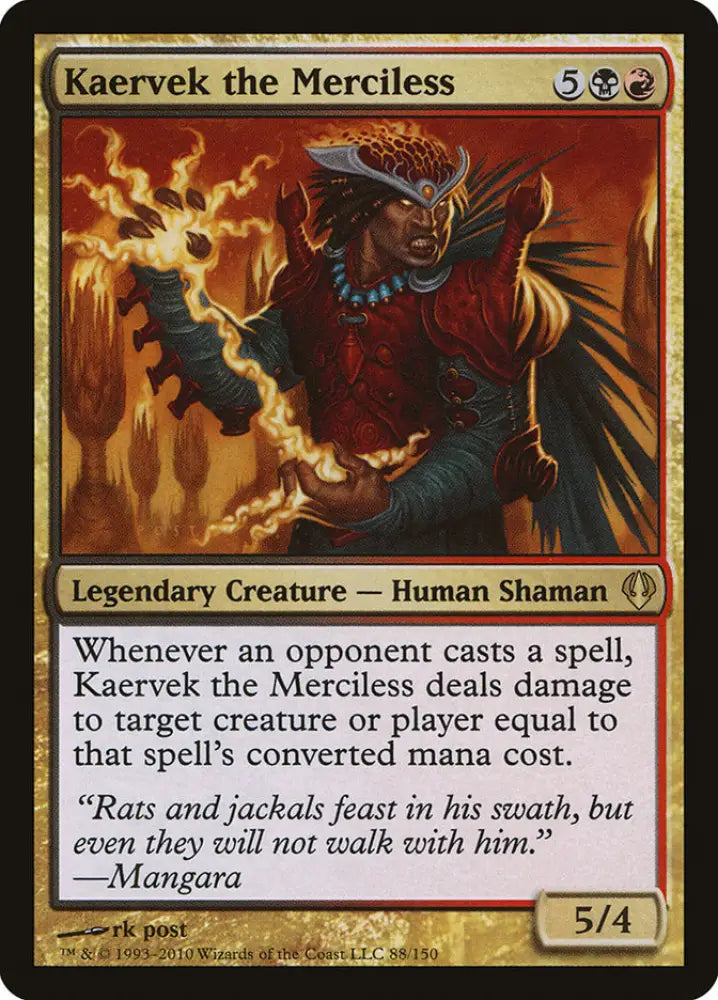 Kaervek the Merciless [Archenemy] - MTG Single