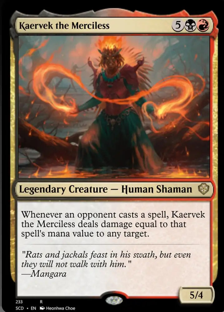 Kaervek the Merciless [Starter Commander Decks] - MTG Single