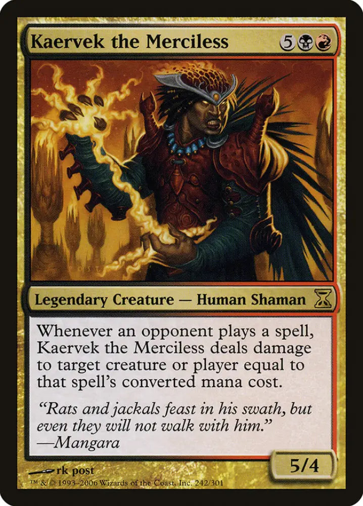 Kaervek the Merciless [Time Spiral] - MTG Single