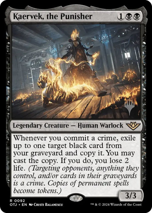 Kaervek the Punisher (Promo Pack) [Outlaws of Thunder Junction Promos] - MTG Single