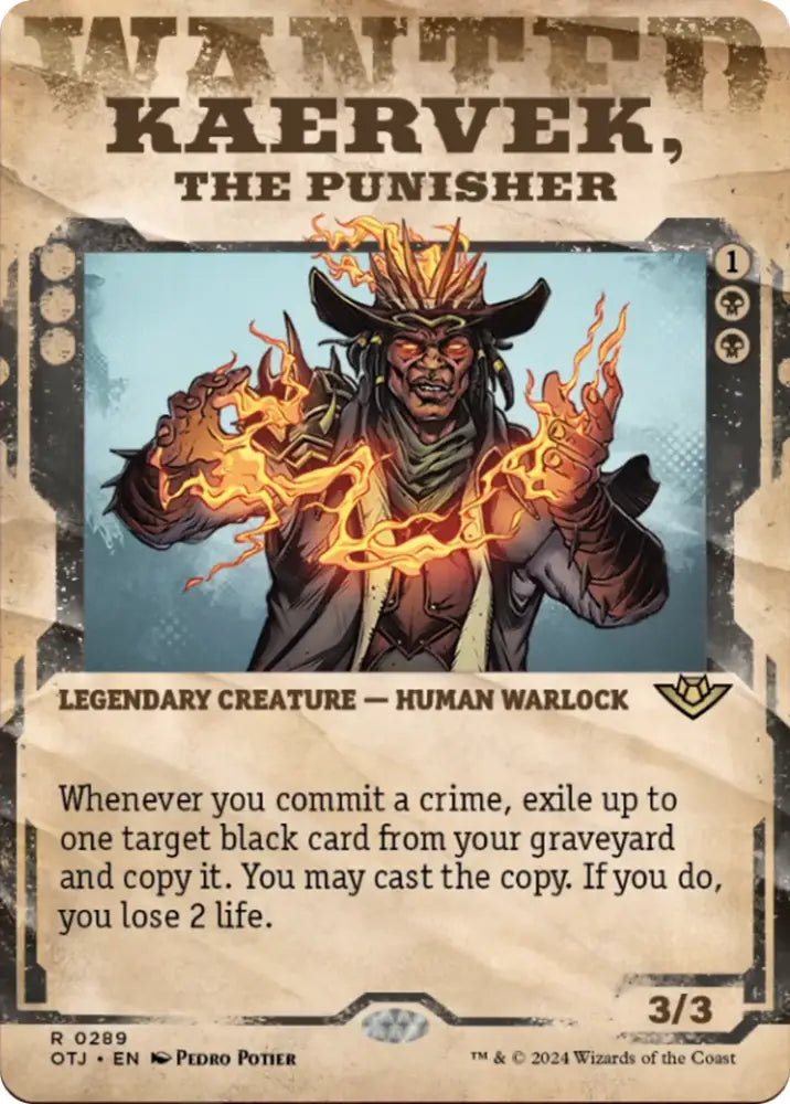 Kaervek the Punisher (Showcase) [Outlaws of Thunder Junction] - MTG Single