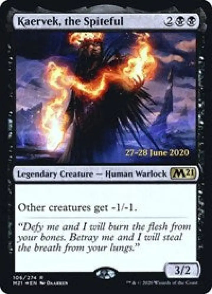 Kaervek, the Spiteful (106) [Prerelease Cards]