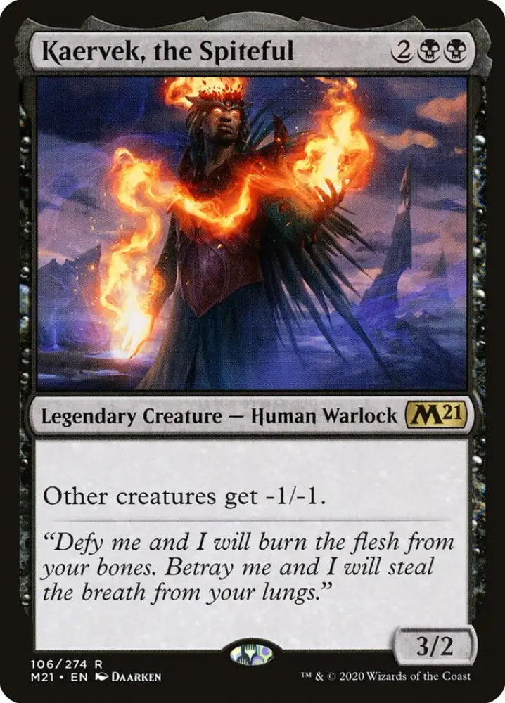 Kaervek the Spiteful [Core Set 2021] - MTG Single