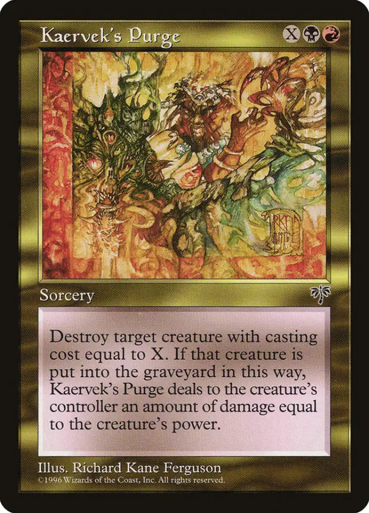 Kaervek’s Purge [Mirage] - MTG Single