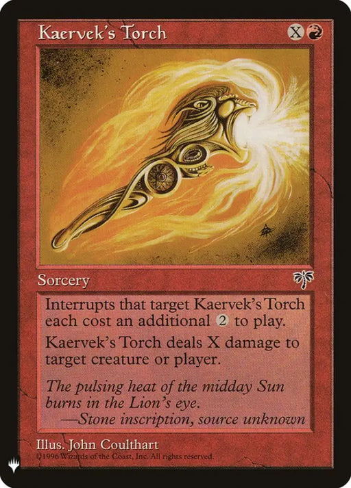 Kaervek’s Torch [Mystery Booster] - MTG Single