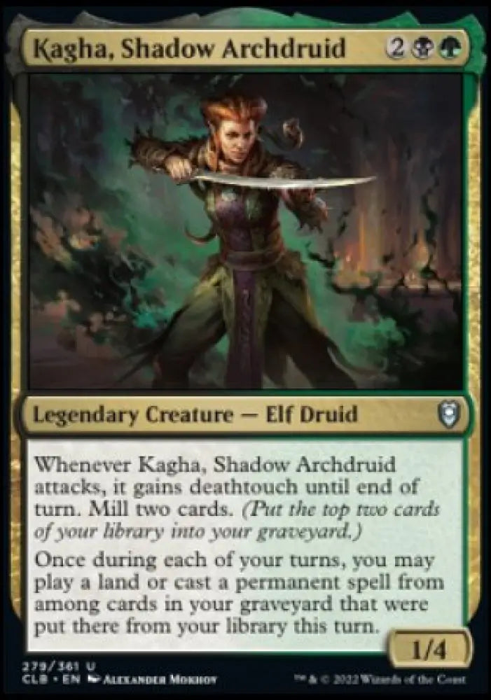 Kagha Shadow Archdruid [Commander Legends: Battle for Baldur’s Gate] - MTG Single