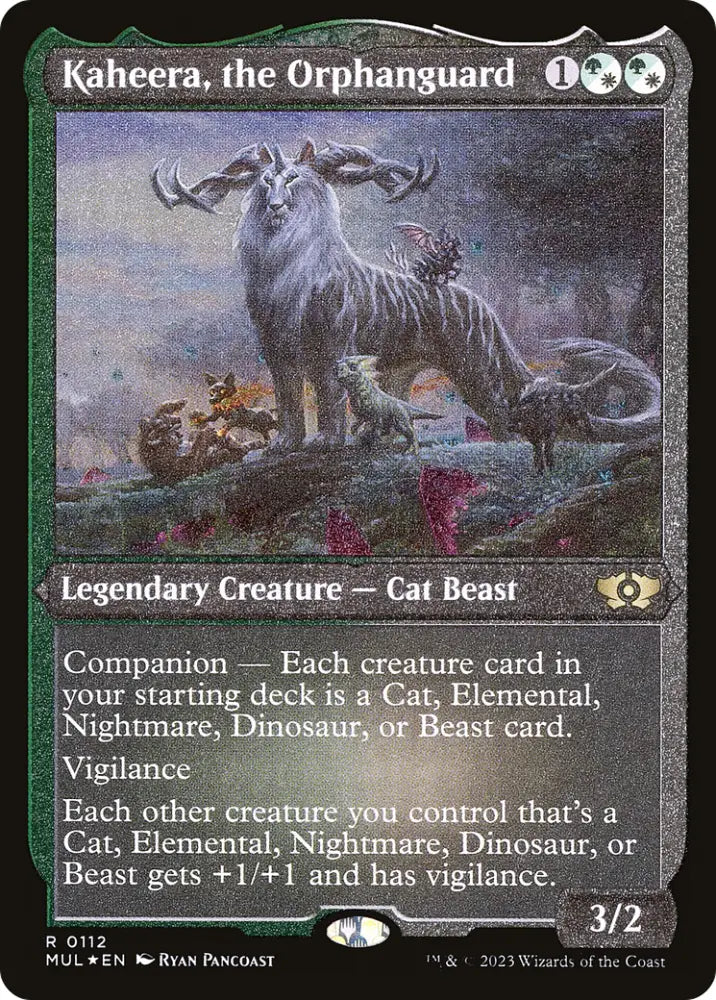 Kaheera the Orphanguard (Foil Etched) [Multiverse Legends] - MTG Single