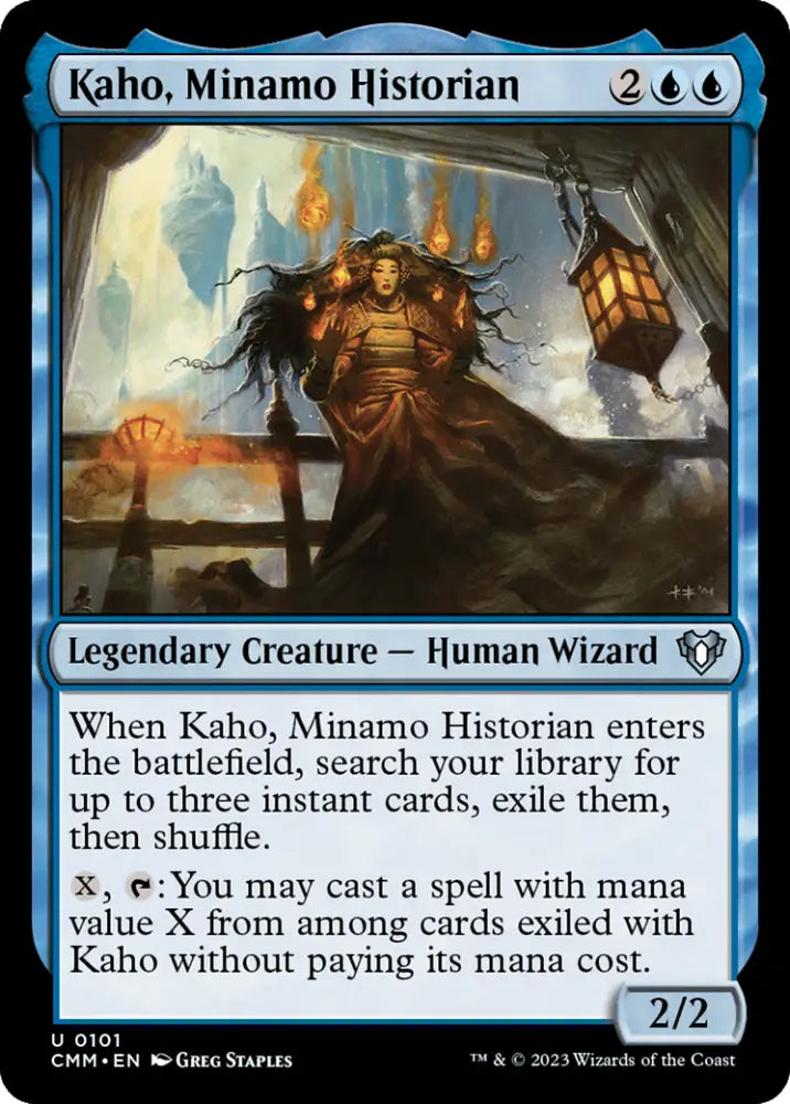 Kaho Minamo Historian [Commander Masters] - MTG Single