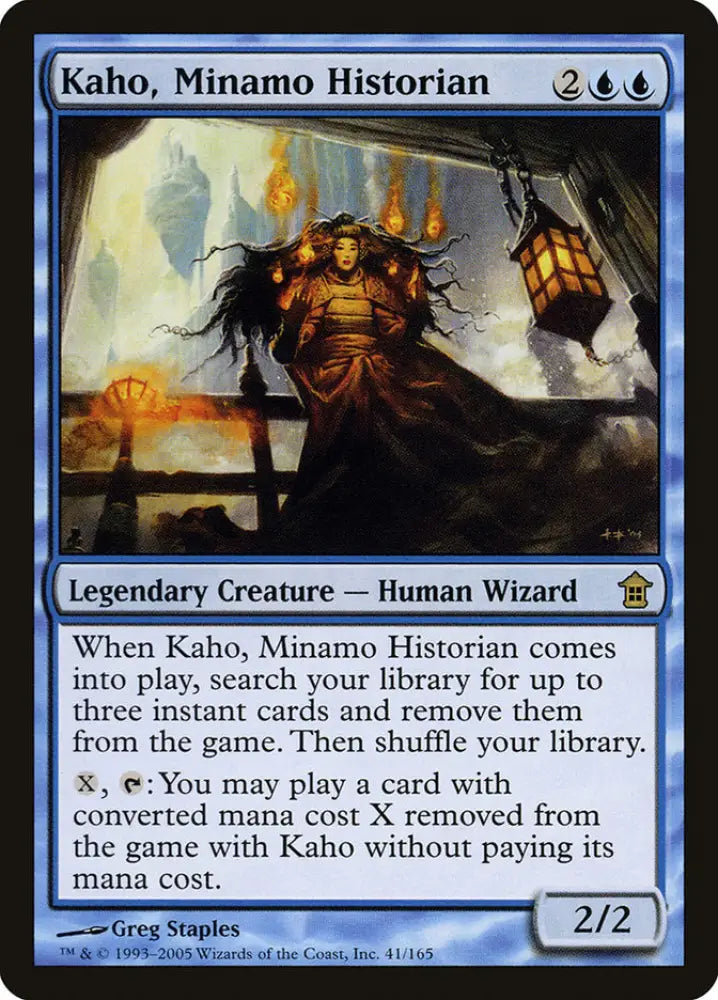 Kaho Minamo Historian [Saviors of Kamigawa] - MTG Single