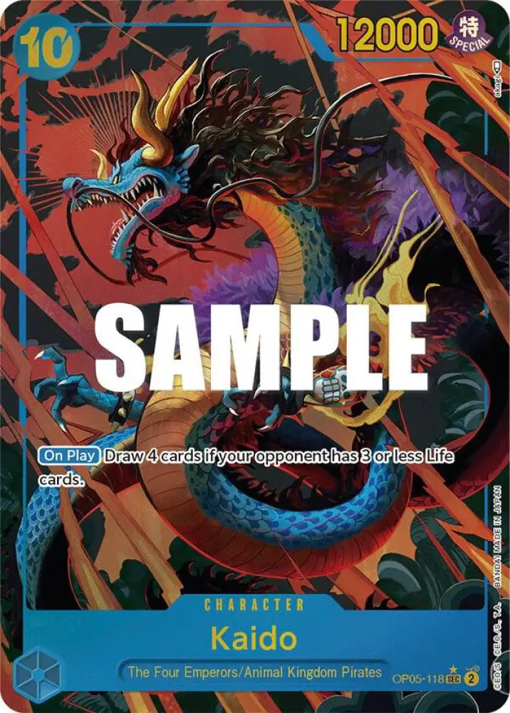 Kaido (118) (Alternate Art) (OP05-118) [Awakening of the New Era]