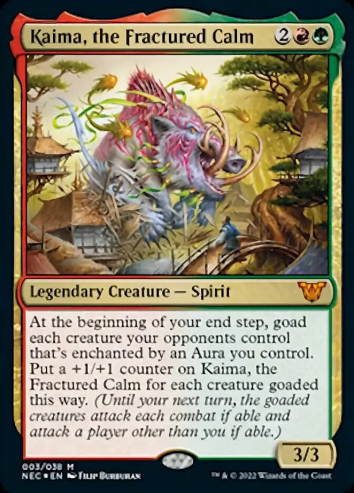 Kaima the Fractured Calm [Kamigawa: Neon Dynasty Commander] - MTG Single
