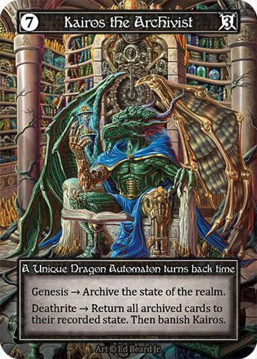 Kairos the Archivist (Foil) [Dragonlord]