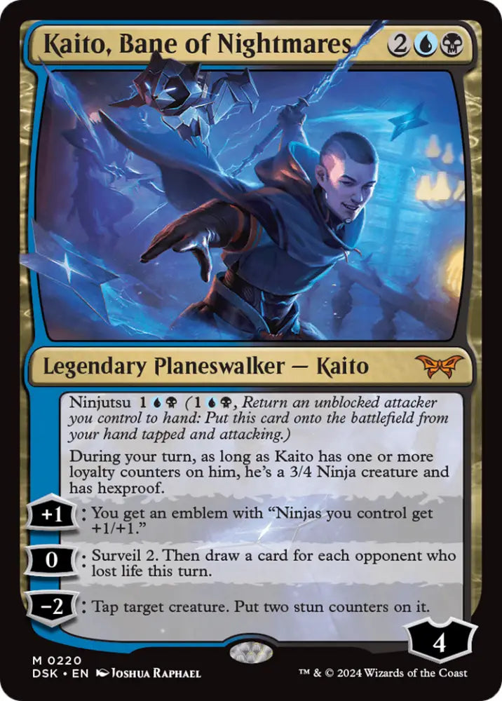 Kaito Bane of Nightmares [Duskmourn: House of Horror] - MTG Single