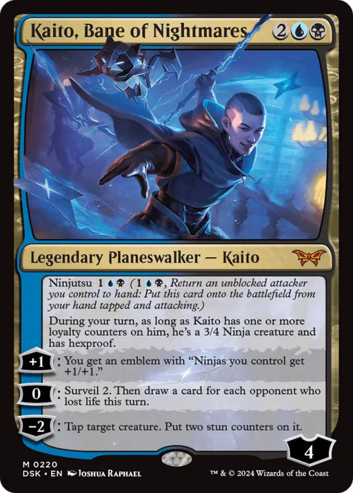 Kaito Bane of Nightmares [Duskmourn: House of Horror] - MTG Single