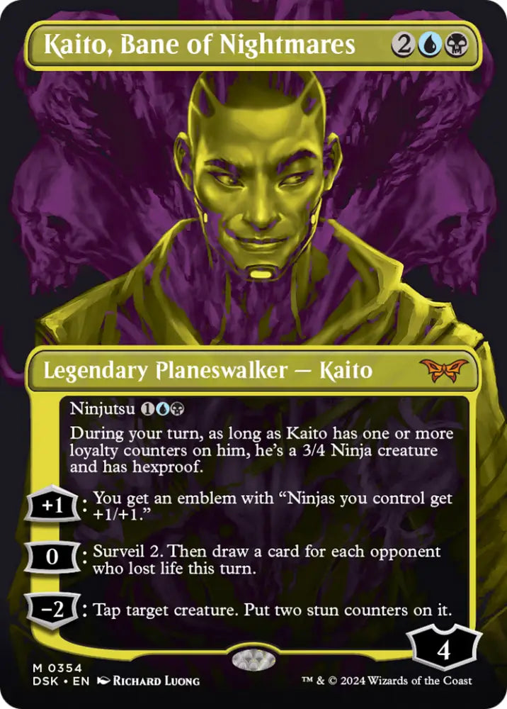 Kaito Bane of Nightmares (Showcase) [Duskmourn: House of Horror] - MTG Single