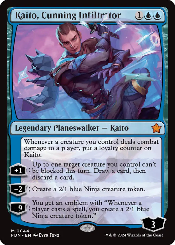 Kaito Cunning Infiltrator [Foundations] - MTG Single