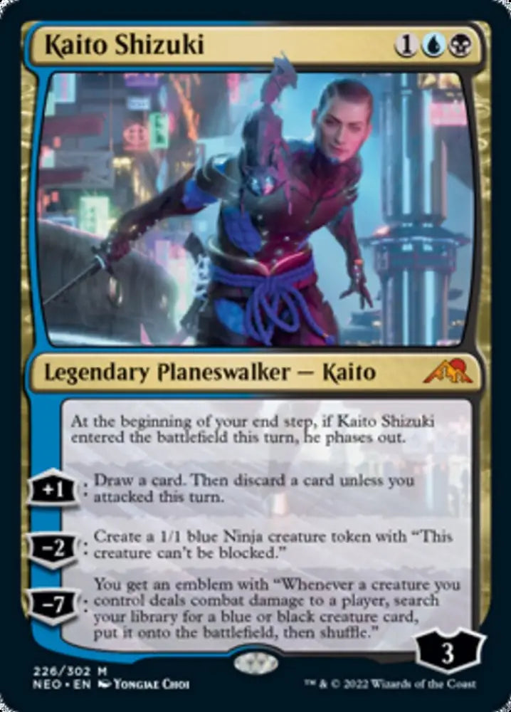Kaito Shizuki [Kamigawa: Neon Dynasty] - MTG Single