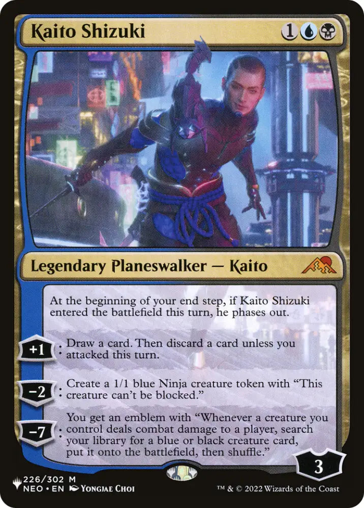 Kaito Shizuki [The List] - MTG Single