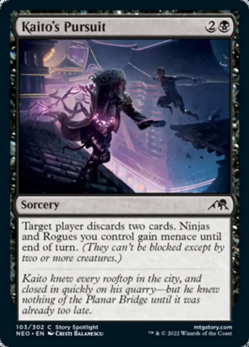 Kaito’s Pursuit [Kamigawa: Neon Dynasty] - MTG Single