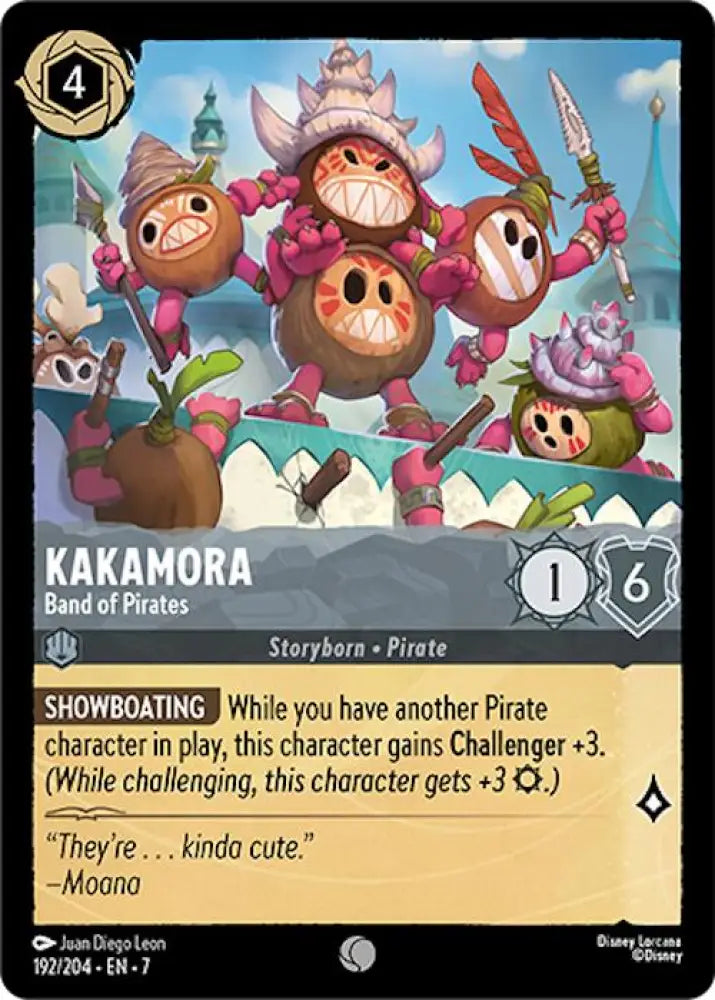 Kakamora - Band of Pirates (192/204) [Archazia’s Island] - Lorcana Single