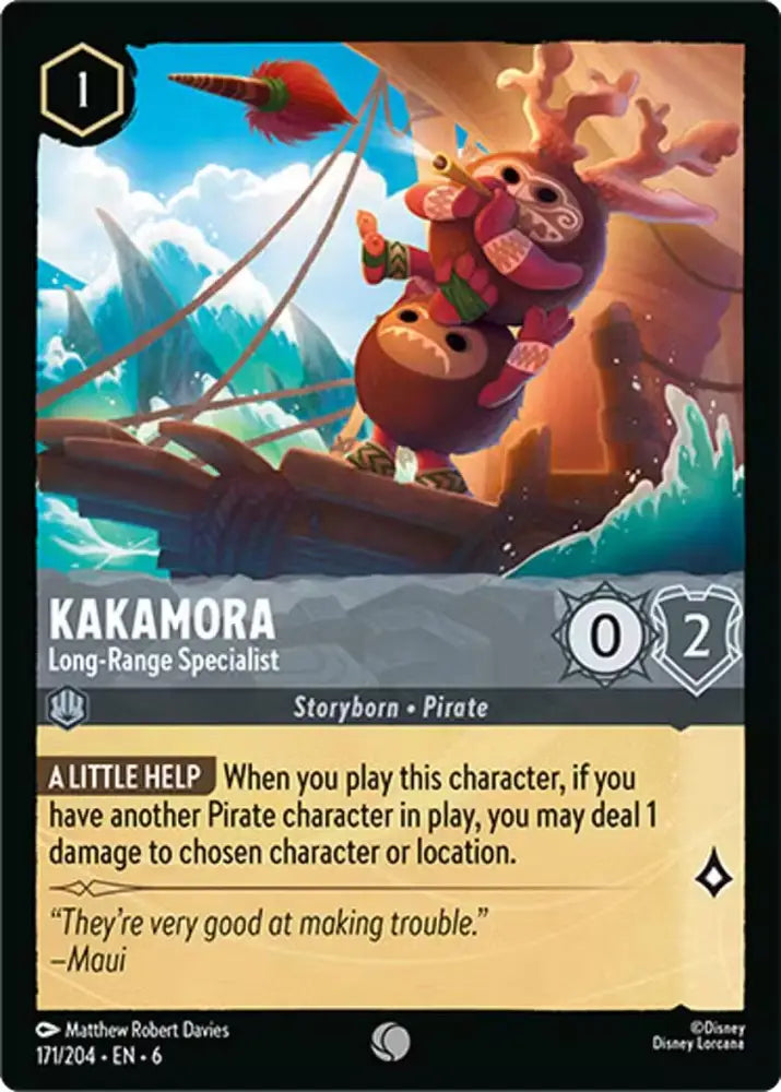 Kakamora - Long-Range Specialist (171/204) [Azurite Sea] - Lorcana Single