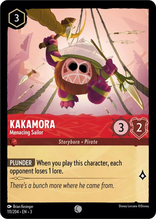 Kakamora - Menacing Sailor (111/204) [Into the Inklands] - Lorcana Single