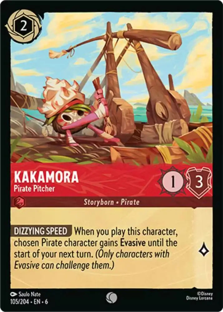 Kakamora - Pirate Pitcher (105/204) [Azurite Sea] - Lorcana Single