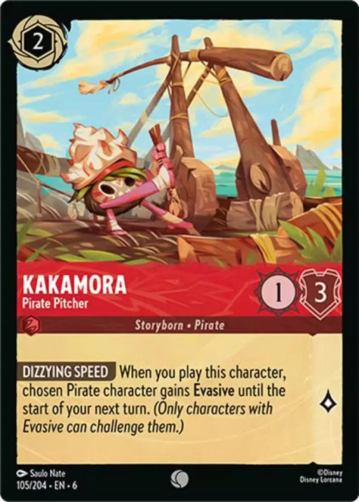 Kakamora - Pirate Pitcher (105/204) [Azurite Sea] - Lorcana Single