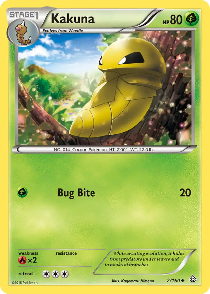 Kakuna (2/160) [XY: Primal Clash] - Pokemon Single