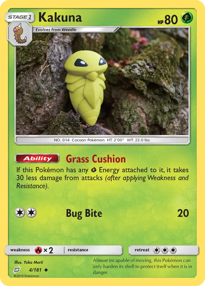 Kakuna (4/181) [Sun & Moon: Team Up] - Pokemon Single
