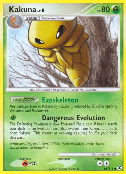 Kakuna (66/111) [Platinum: Rising Rivals] - Pokemon Single