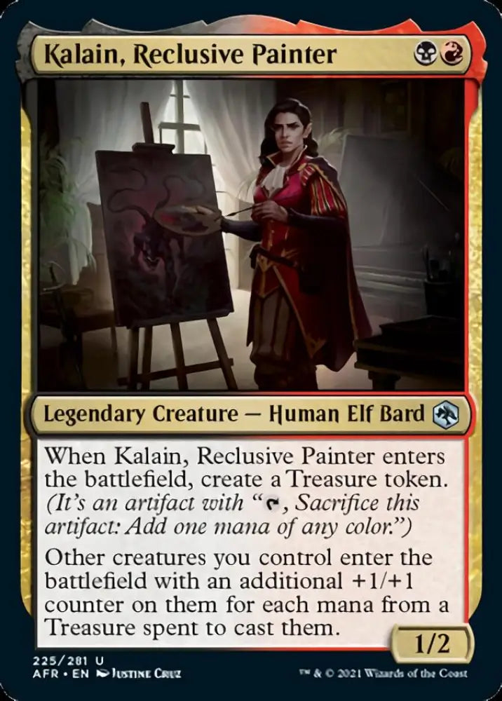 Kalain Reclusive Painter [Dungeons & Dragons: Adventures in the Forgotten Realms] - MTG Single