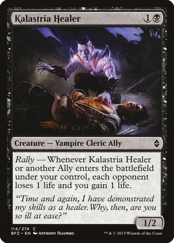 Kalastria Healer [Battle for Zendikar] - MTG Single
