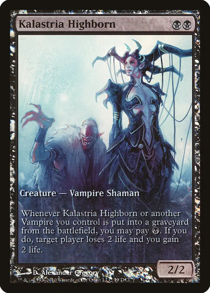 Kalastria Highborn (Game Day) (Extended Art) [Worldwake Prerelease Promos] - MTG Single