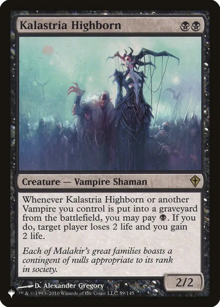 Kalastria Highborn [The List] - MTG Single