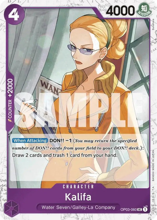 Kalifa (Jolly Roger Foil) (OP03-060) [Premium Booster -The Best-]