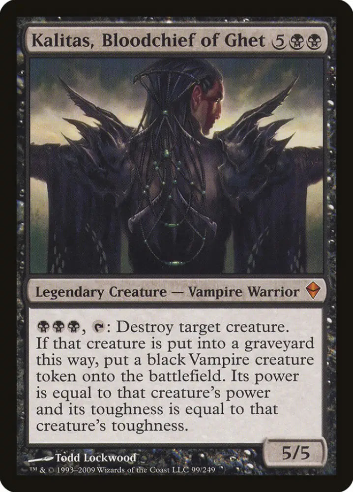 Kalitas Bloodchief of Ghet [Zendikar] - MTG Single