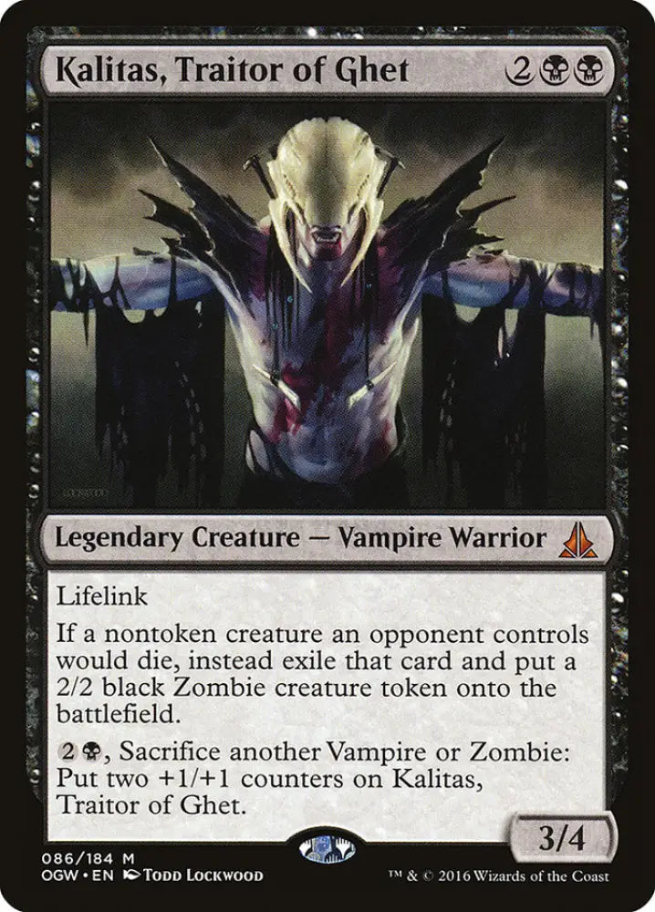 Kalitas Traitor of Ghet [Oath of the Gatewatch] - MTG Single