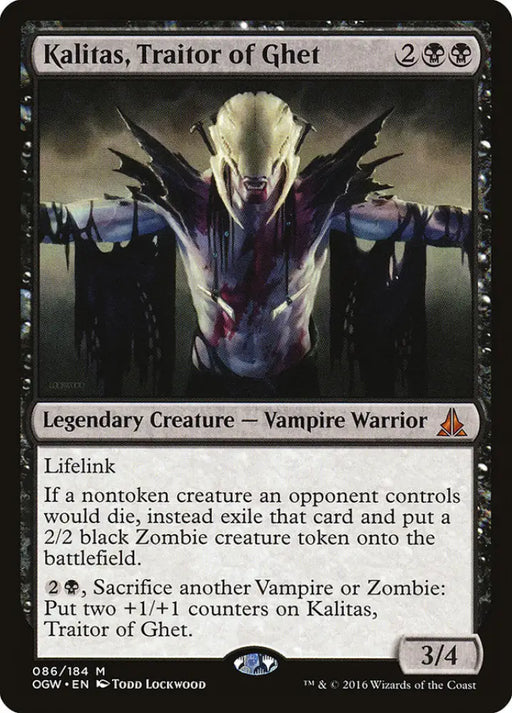 Kalitas Traitor of Ghet [Oath of the Gatewatch] - MTG Single