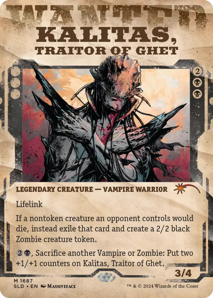 Kalitas Traitor of Ghet [Secret Lair Drop Series] - MTG Single