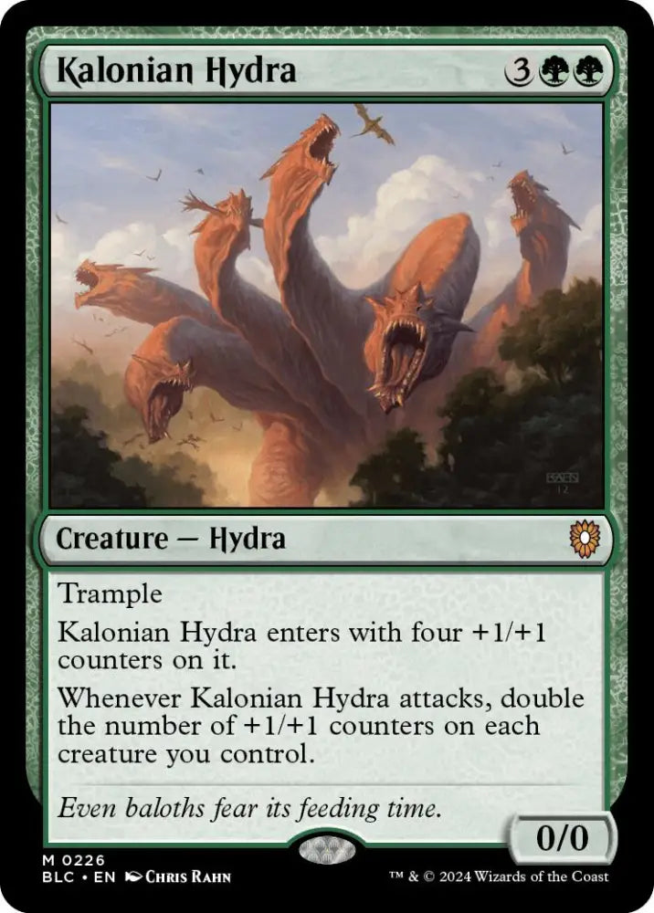 Kalonian Hydra [Bloomburrow Commander] - MTG Single