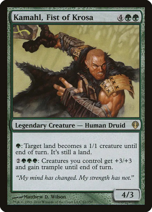 Kamahl Fist of Krosa [Archenemy] - MTG Single